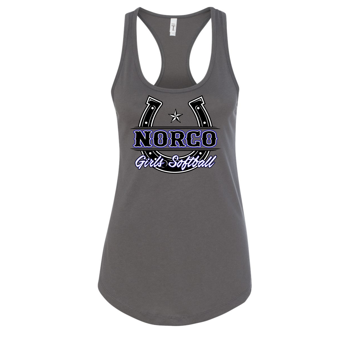 Black Horseshoe Ladies Tank