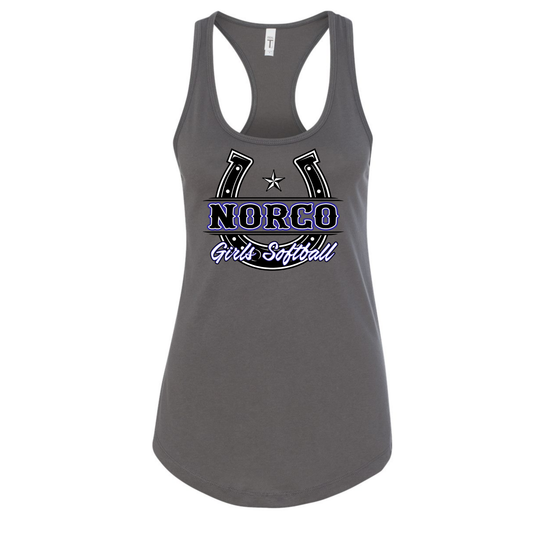 Black Horseshoe Ladies Tank