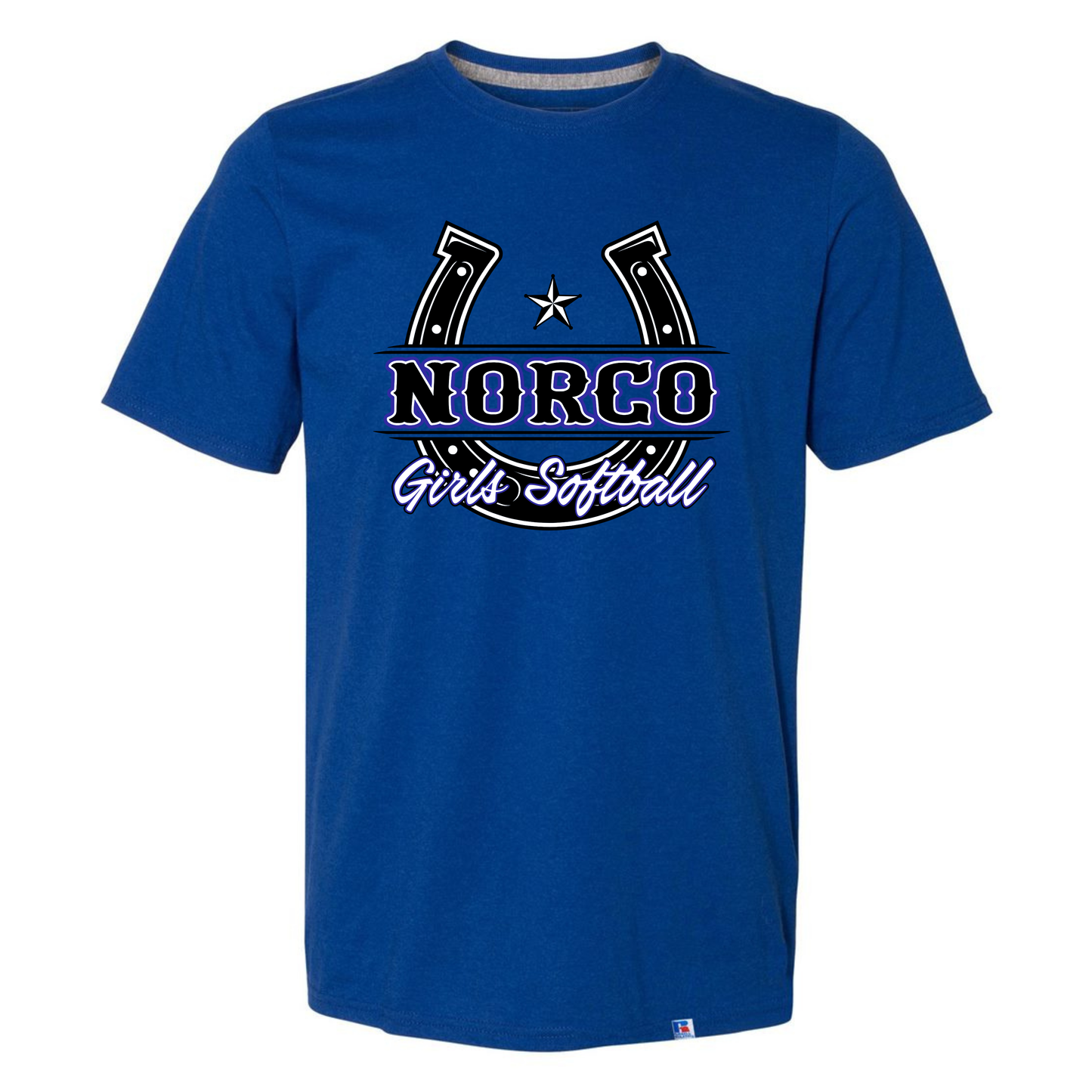 Black Horseshoe Dri Fit Short Sleeve