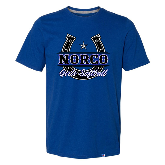 Black Horseshoe Dri Fit Short Sleeve