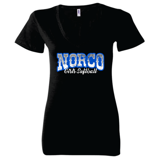 Norco Distressed Ladies V-Neck