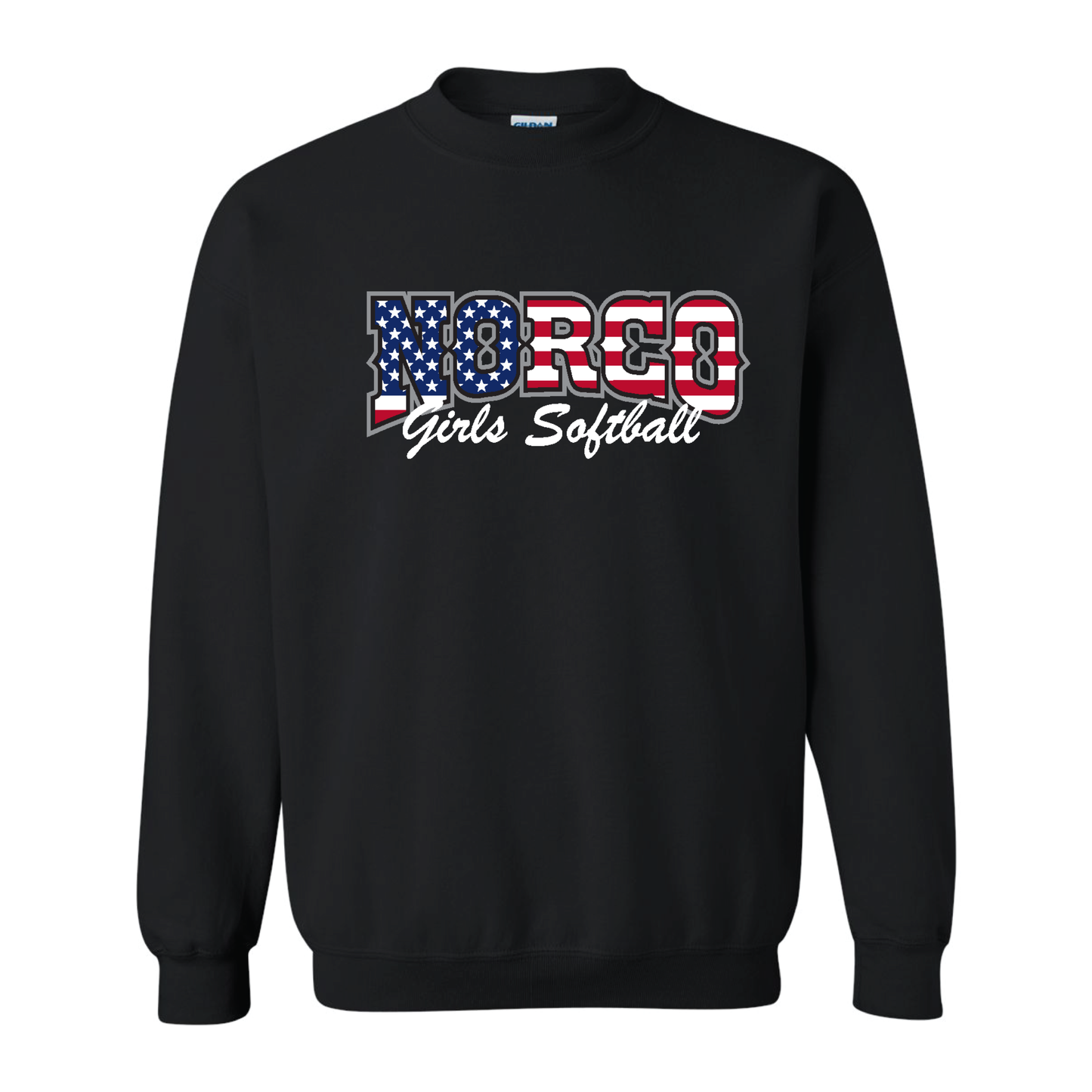 Grey Flag Fleece Crew Sweatshirt