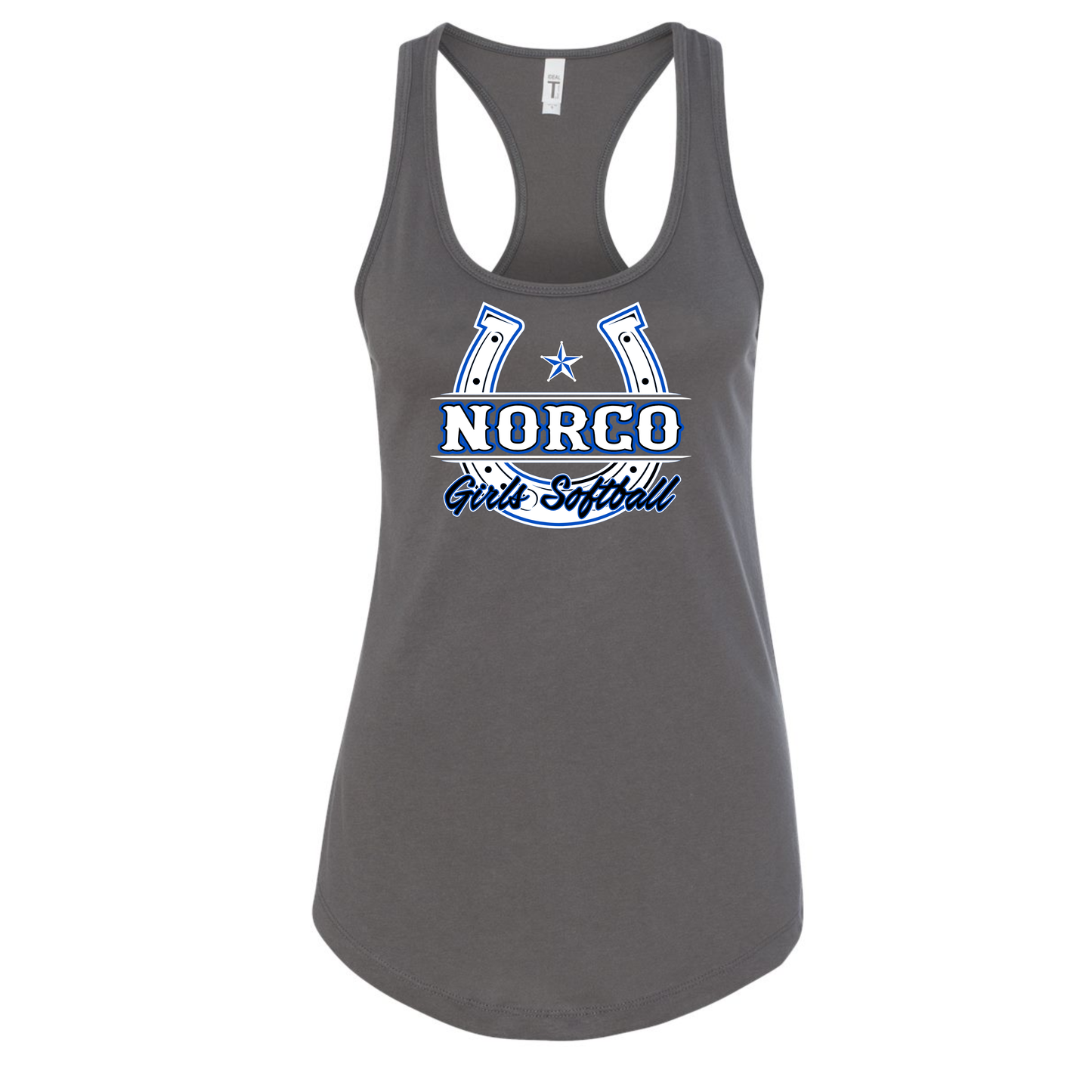 White Horseshoe Ladies Tank