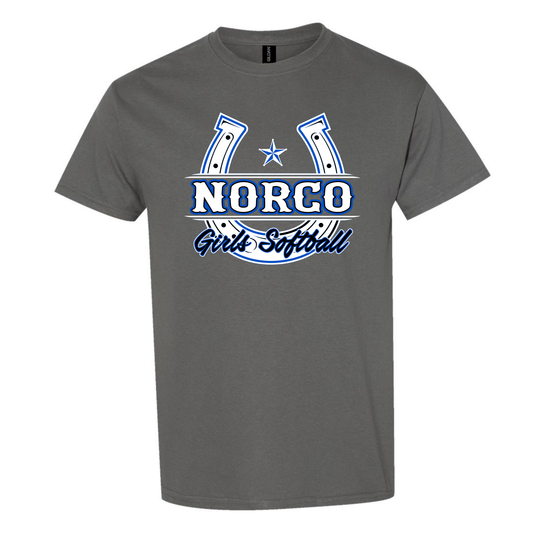 White Horseshoe Short Sleeve Tee